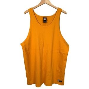 USA Olympic Dreams Mens Orange Tank Top Athletic USA Made L NEW